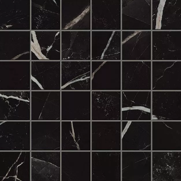 картинка Плитка Эмпаир Калакатта Блэк Мозаика 30x30 (0,99 кв.м.) от магазина Кафель